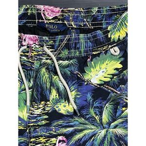Mens Polo Ralph Lauren Tropical‎ Flamingo Swim Trunks Shorts